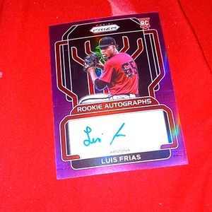 LUIS FRIARS ROOKIE AUTOGRAPH